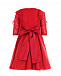 Красное платье с оборками Aletta | Фото 2