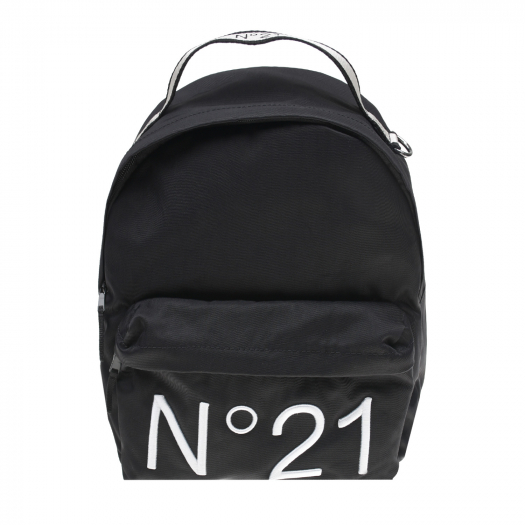 Черный рюкзак с белым логотипом, 36x29x11 см No. 21 | Фото 1