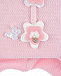 Розовая шапка с цветами и бабочками Il Trenino | Фото 3
