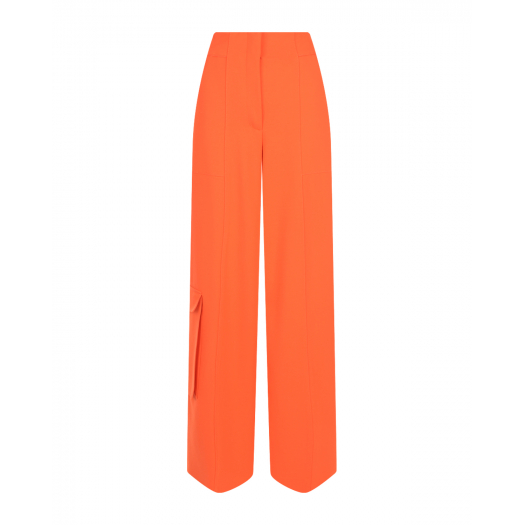 Оранжевые брюки с карманом-карго Dorothee Schumacher | Фото 1
