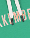 Зеленая толстовка-худи с лого Bikkembergs | Фото 3