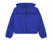 Синяя спортивная куртка с люрексом Emporio Armani | Фото 1