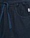 Льняные брюки, синие IL Gufo | Фото 3