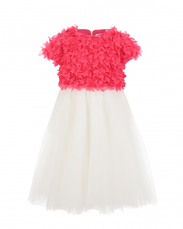 Платье со сплошной цветочной аппликацией на топе Aletta Мультиколор, арт. HP22078-54 713 | Фото 1