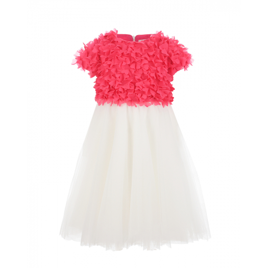 Платье со сплошной цветочной аппликацией на топе Aletta | Фото 1