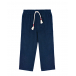 Льняные синие брюки Saint Barth | Фото 1