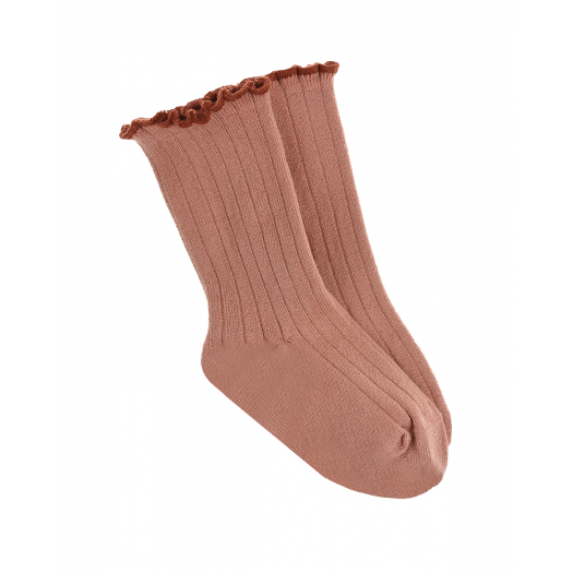 Носки кораллового цвета Collegien | Фото 1