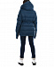 Синяя куртка средней длины Yves Salomon | Фото 4