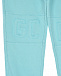 Голубые спортивные брюки GCDS | Фото 4