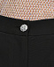 Черные брюки палаццо с отделкой перьями ALINE | Фото 7