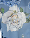 Голубые брюки с цветочным принтом Monnalisa | Фото 3