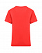 Красная базовая футболка с логотипом No. 21 | Фото 5