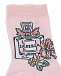 Розовые носки с принтом &quot;Парфюм и цветы&quot; La Perla | Фото 2