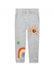 Серые спортивные брюки с принтом &quot;радуга&quot; Stella McCartney | Фото 1