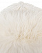 Белая шапка-ушанка с отделкой мехом песца Chobi | Фото 5