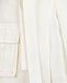 Белая льняная юбка с накладными карманами Forte dei Marmi Couture | Фото 3