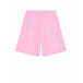 Розовые шорты с поясом на резинке MSGM | Фото 1