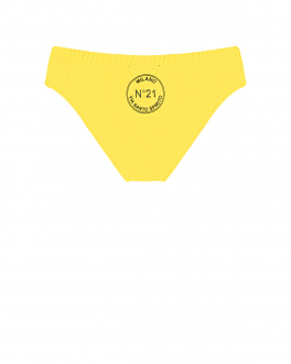 Желтые плавки с логотипом No. 21 Желтый, арт. N21363 N0059 0N204 | Фото 2