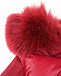 Красное пуховое пальто с глянцевыми вставками Moncler | Фото 7