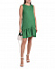 Зеленое платье с бантами на спинке Attesa | Фото 2