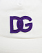 Белая бейсболка с фиолетовым логотипом Dolce&Gabbana | Фото 7