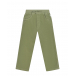Велюровые брюки зеленого цвета IL Gufo | Фото 1