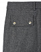 Серые брюки с карманами карго Brunello Cucinelli | Фото 5