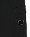 Черные спортивные брюки с накладным карманом CP Company | Фото 3