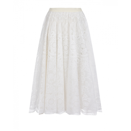 Белая кружевная юбка  | Фото 1
