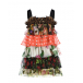 Шелковое платье с ярусными воланами Dolce&Gabbana | Фото 1