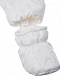 Белый пуховый комбинезон с капюшоном Moncler | Фото 4