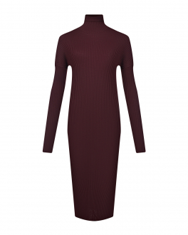 Бордовое платье из шерстяного трикотажа MRZ Бордовый, арт. FW22-0036 0803 | Фото 1