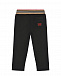 Черные брюки с поясом в полоску Burberry | Фото 2