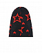 Черная шапка с красными звездами Catya | Фото 2