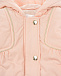 Розовое пальто с капюшоном  | Фото 4