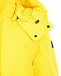 Желтое пальто-пуховик с капюшоном Woolrich | Фото 4