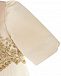 Бело-золотое платье с аппликацией  | Фото 6
