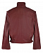 Бордовая куртка-трансформер из натуральной кожи ROHE | Фото 10
