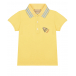 Желтая футболка-поло GUCCI | Фото 1