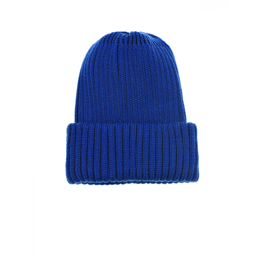 Синяя шапка с отворотом Catya | Фото 1