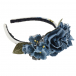Ободок с синими цветами Monnalisa | Фото 1