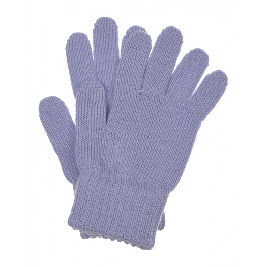 Фиолетовые шерстяные перчатки Catya | Фото 1