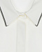 Рубашка с вышивкой бисером, белая Brunello Cucinelli | Фото 3