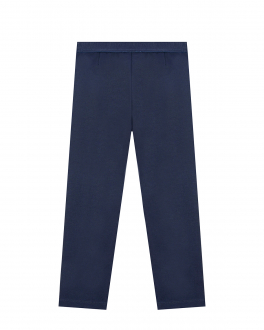 Синие классические трикотажные брюки Aletta Синий, арт. A220702-13 111 | Фото 2