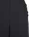 Черные брюки прямого кроя со стрелками  | Фото 3