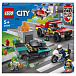 Конструктор CITY &quot;Пожарная бригада и полицейская погоня&quot; Lego | Фото 2