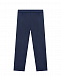 Синие классические трикотажные брюки Aletta | Фото 2