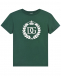 Зеленая футболка с белым логотипом Dolce&Gabbana | Фото 1