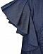 Синее платье с рукавами-крылышками Fendi | Фото 4