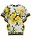 Туника с принтом &quot;желтые розы&quot; Dolce&Gabbana | Фото 2